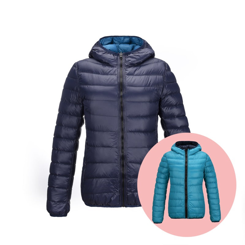 Stilvolle Wendbare Damen Daunenjacke - Aurora