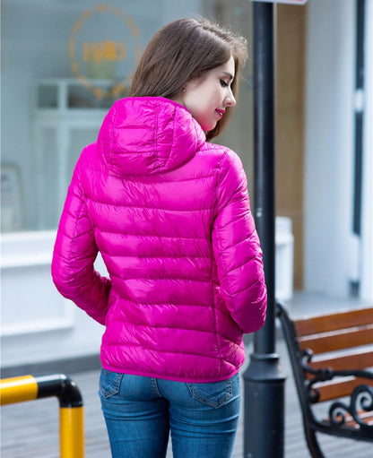 Stilvolle Wendbare Damen Daunenjacke - Aurora