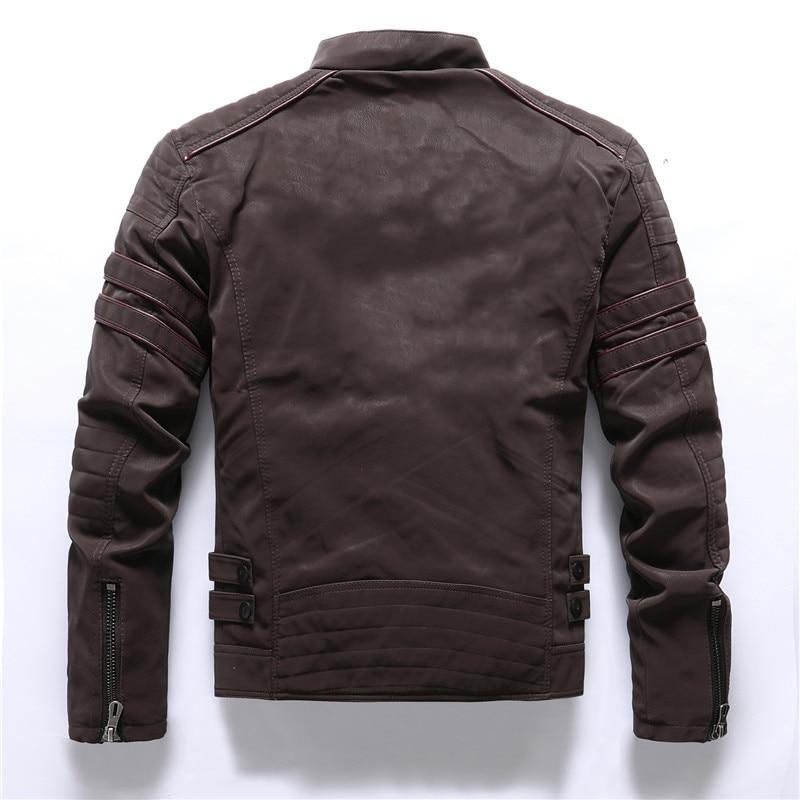 Herren-Bikerjacke mit Stehkragen – Rafael Herbstedition