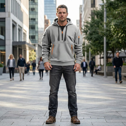 Halbzip Kapuzenpullover Herren - Diego
