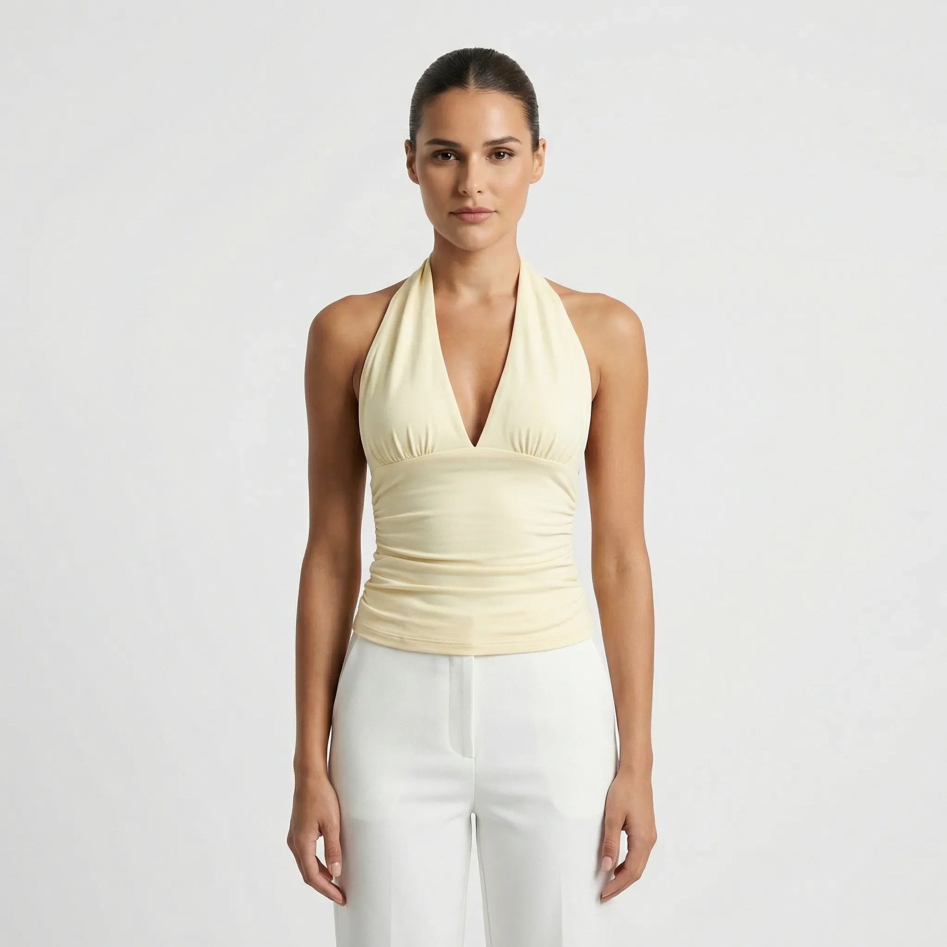 Halter Neck Bodycon Top - Michaela