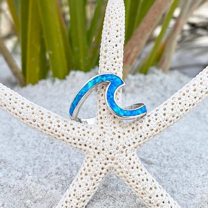 Handgefertigter Silberring - OceanRing