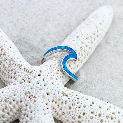 Handgefertigter Silberring - OceanRing