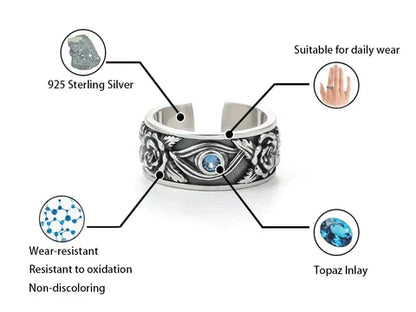 Handgefertigter Silberring - ProtectionRing