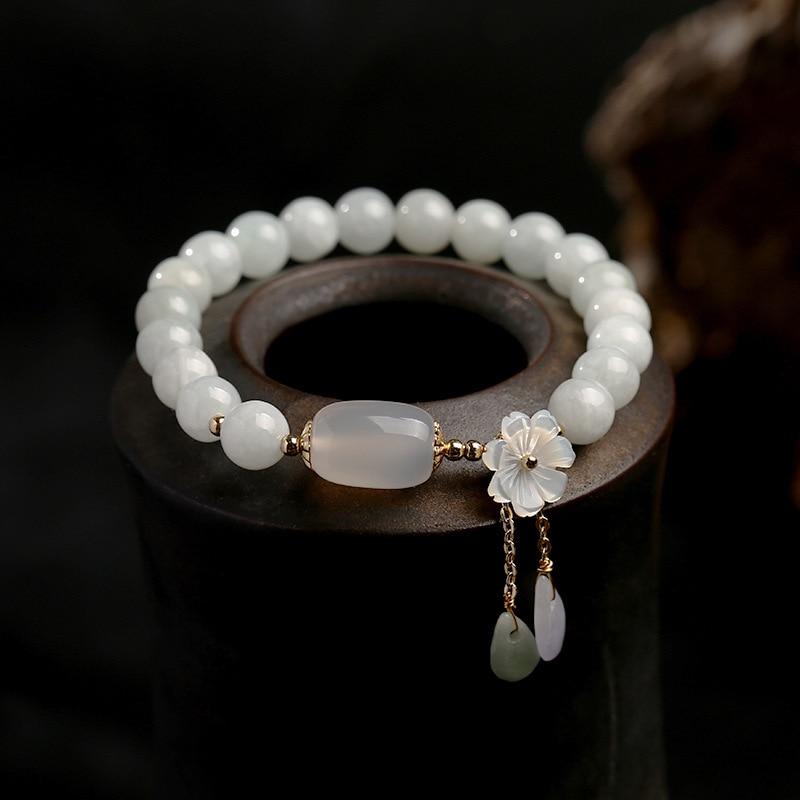 Handgefertigtes Armband - JadeGlow