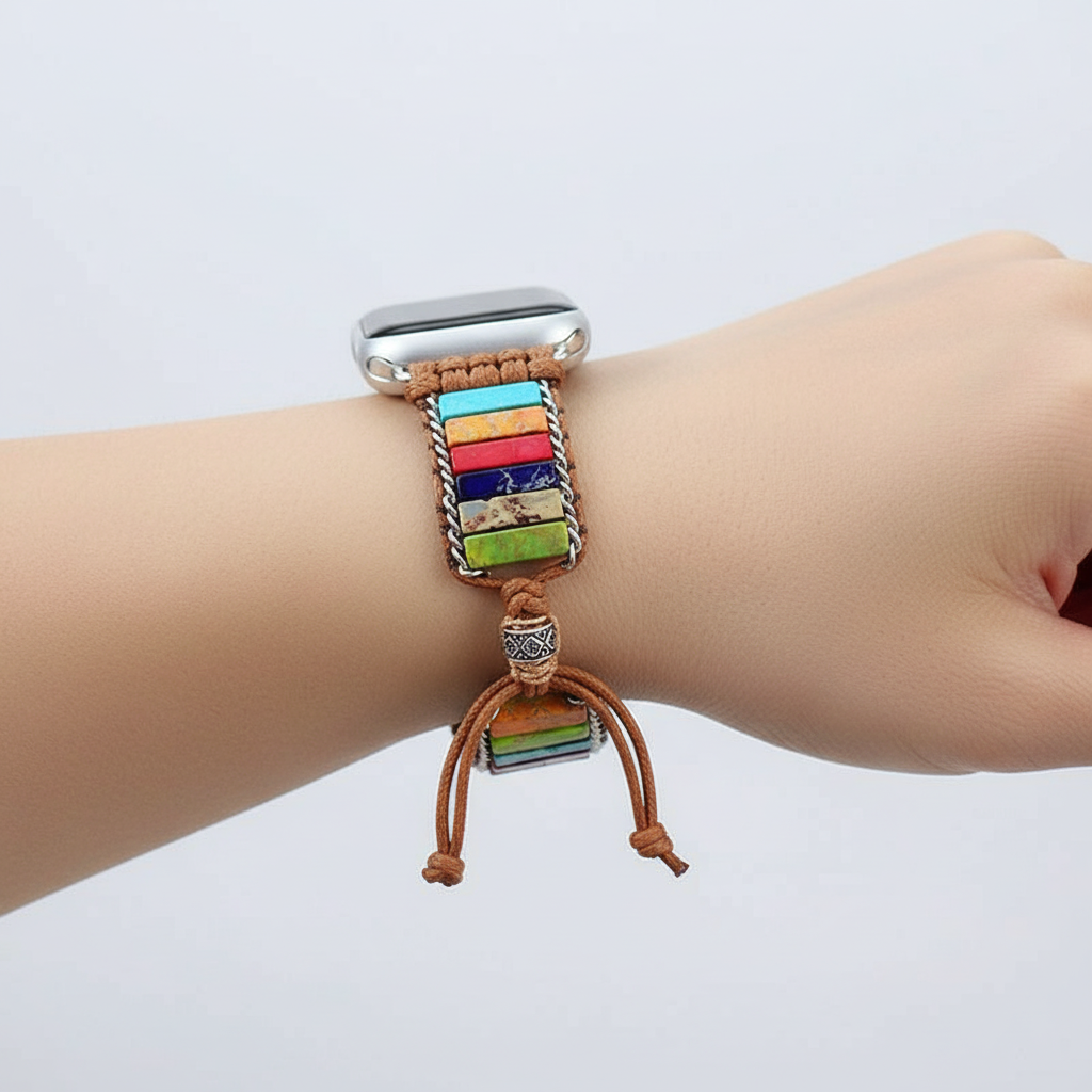 Handgefertigtes Wickelarmband - ChakraBand