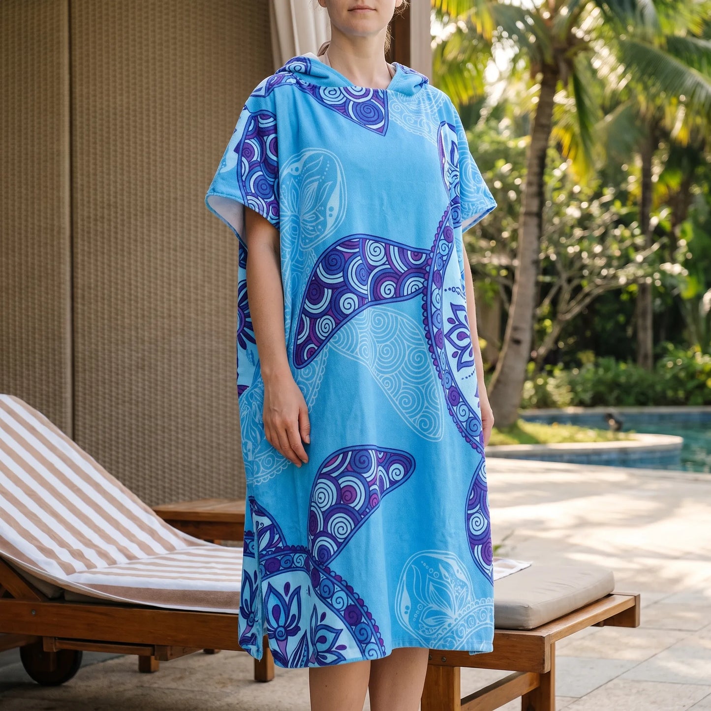 Handtuchponcho Mit Kapuze - Mabolo