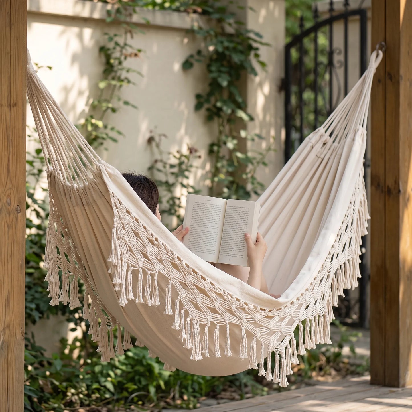 Hängematte Outdoor Mit Quasten - Swayden