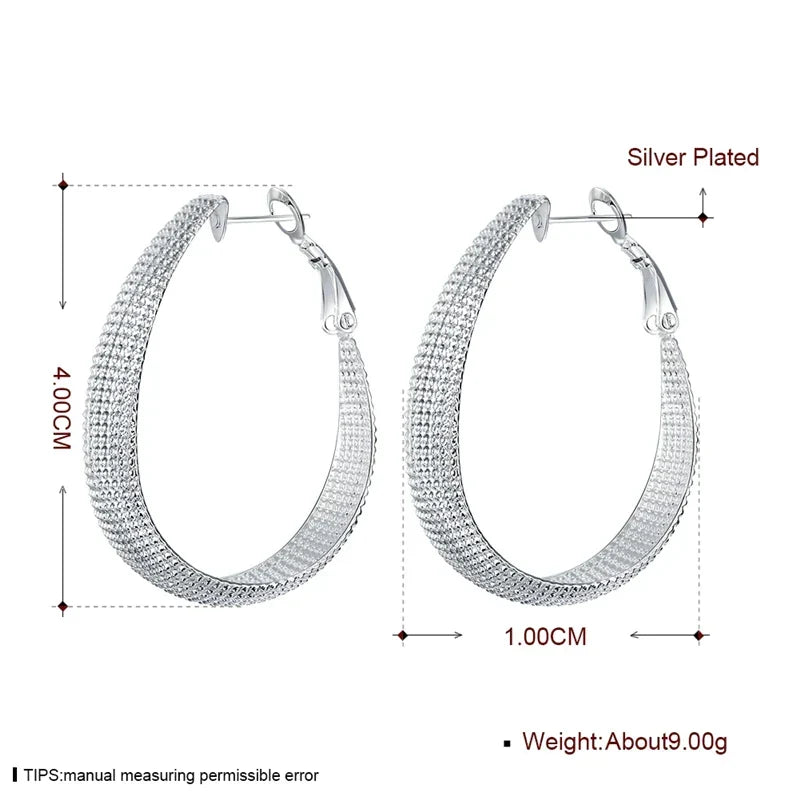 Hängende Ohrringe Aus Silber - SilverShine