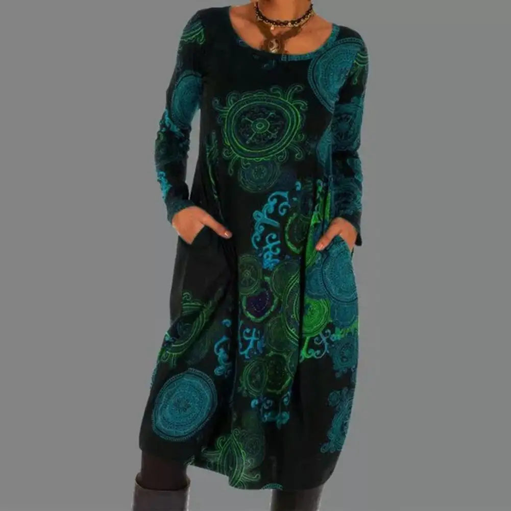 Retro-Boho-Kleid – Elena