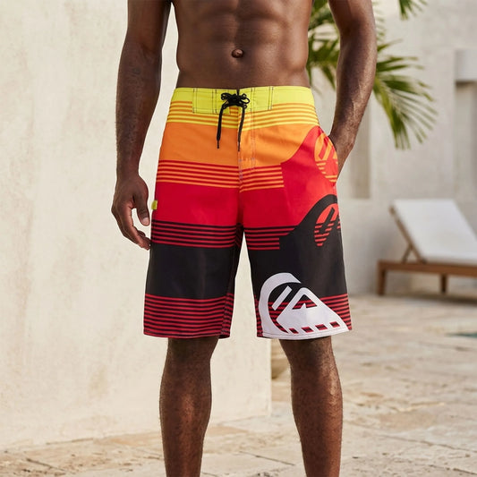 Herren-Boardshorts Mit Grafikprint - Oceaniq