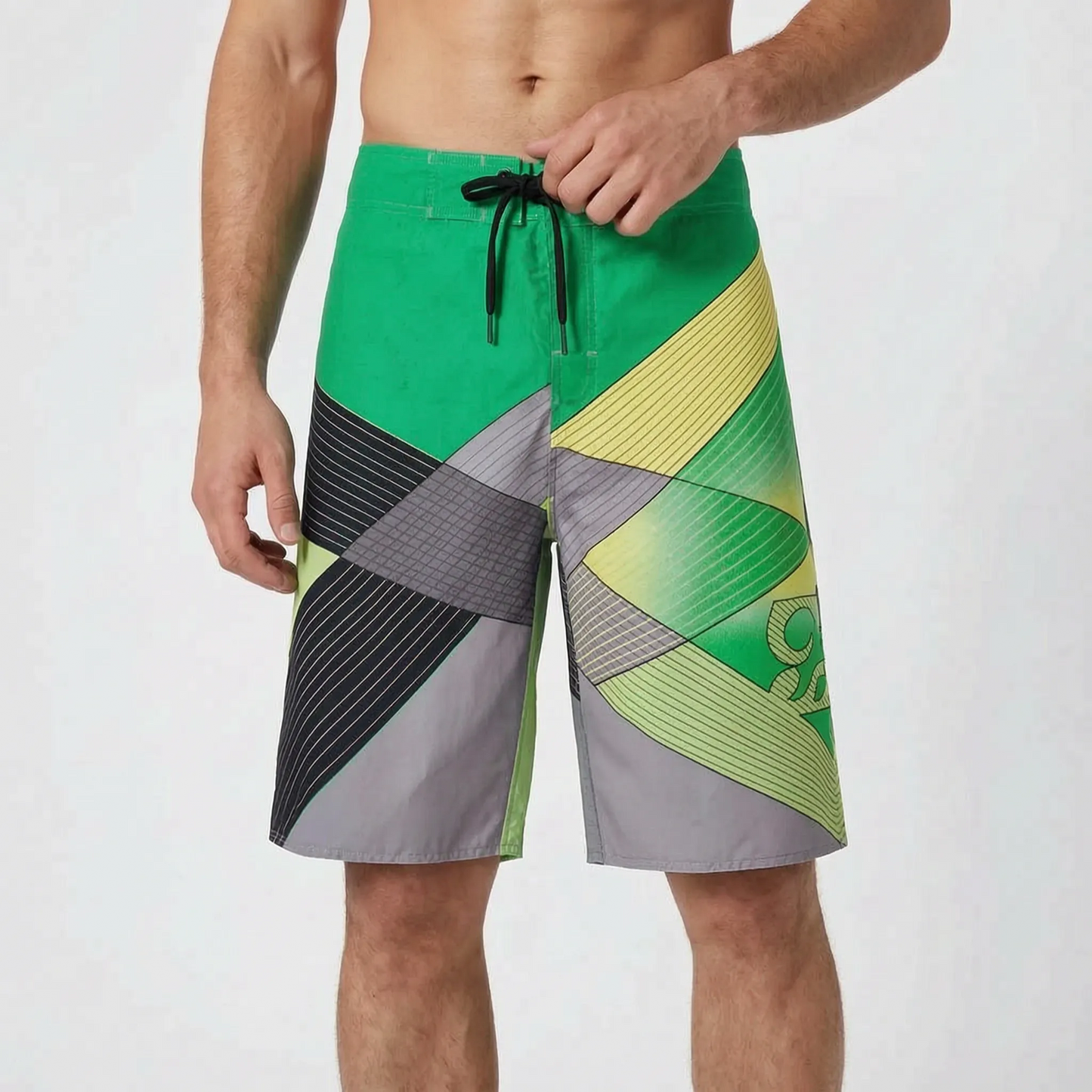 Herren-Boardshorts Mit Grafikprint - Oceaniq
