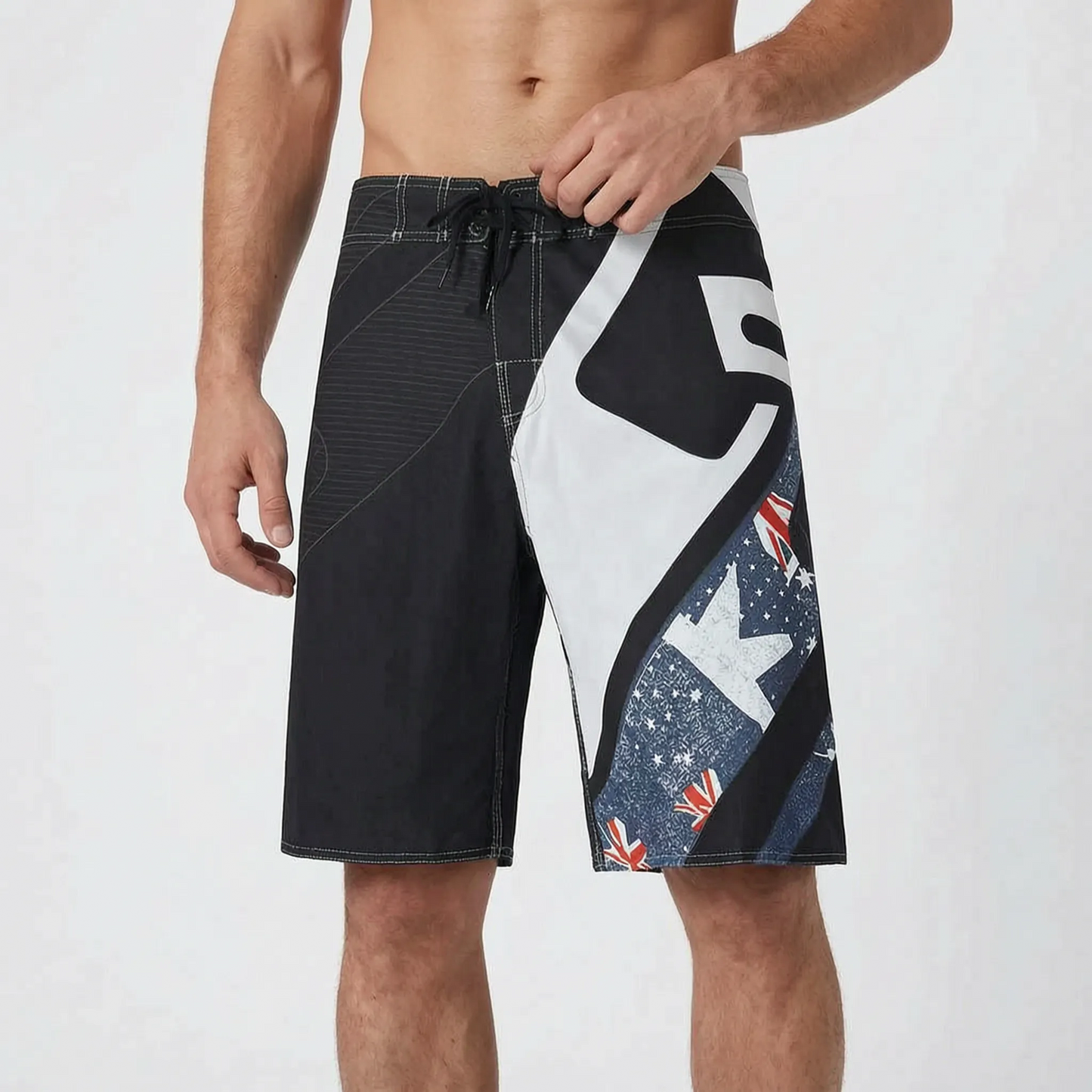 Herren-Boardshorts Mit Grafikprint - Oceaniq