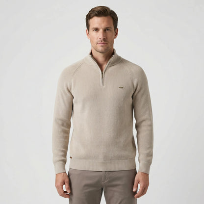 Herrenpullover Mit Halbem Reißverschluss - Mateo