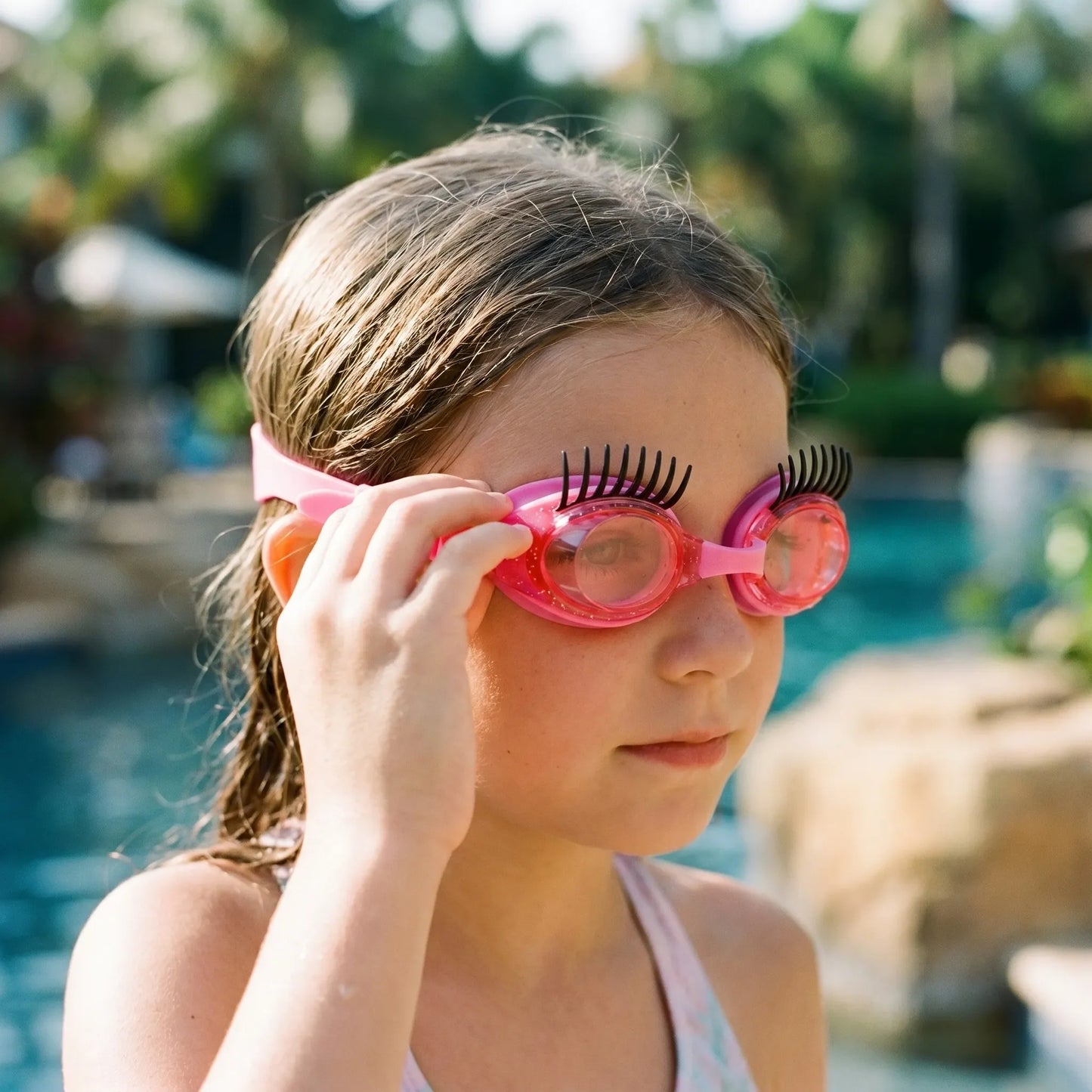 Herzförmige Kinderschwimmbrille - Kuddleo