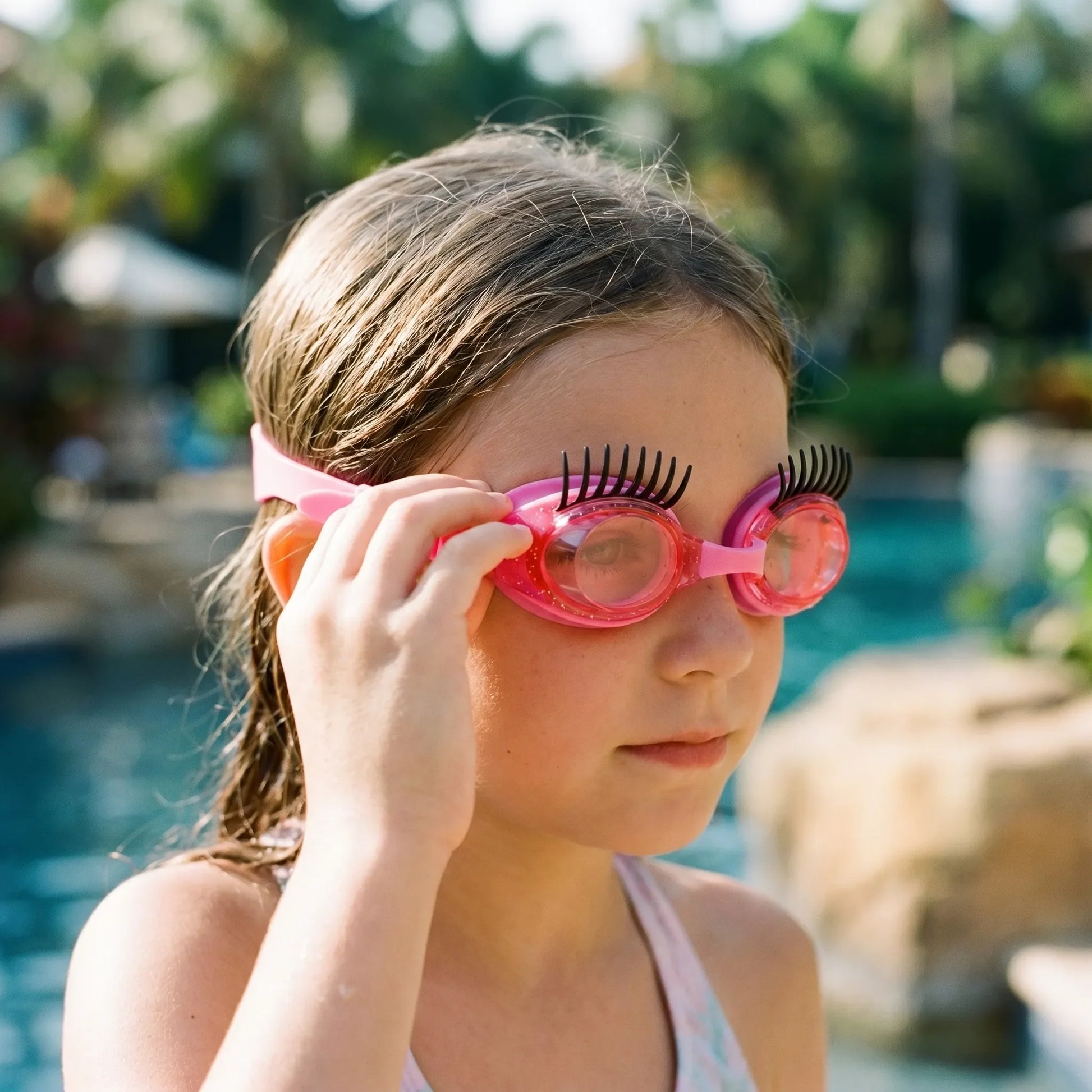 Herzförmige Kinderschwimmbrille - Kuddleo