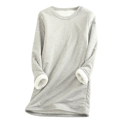 Damen-Fleecepullover mit Innenfutter – Mira