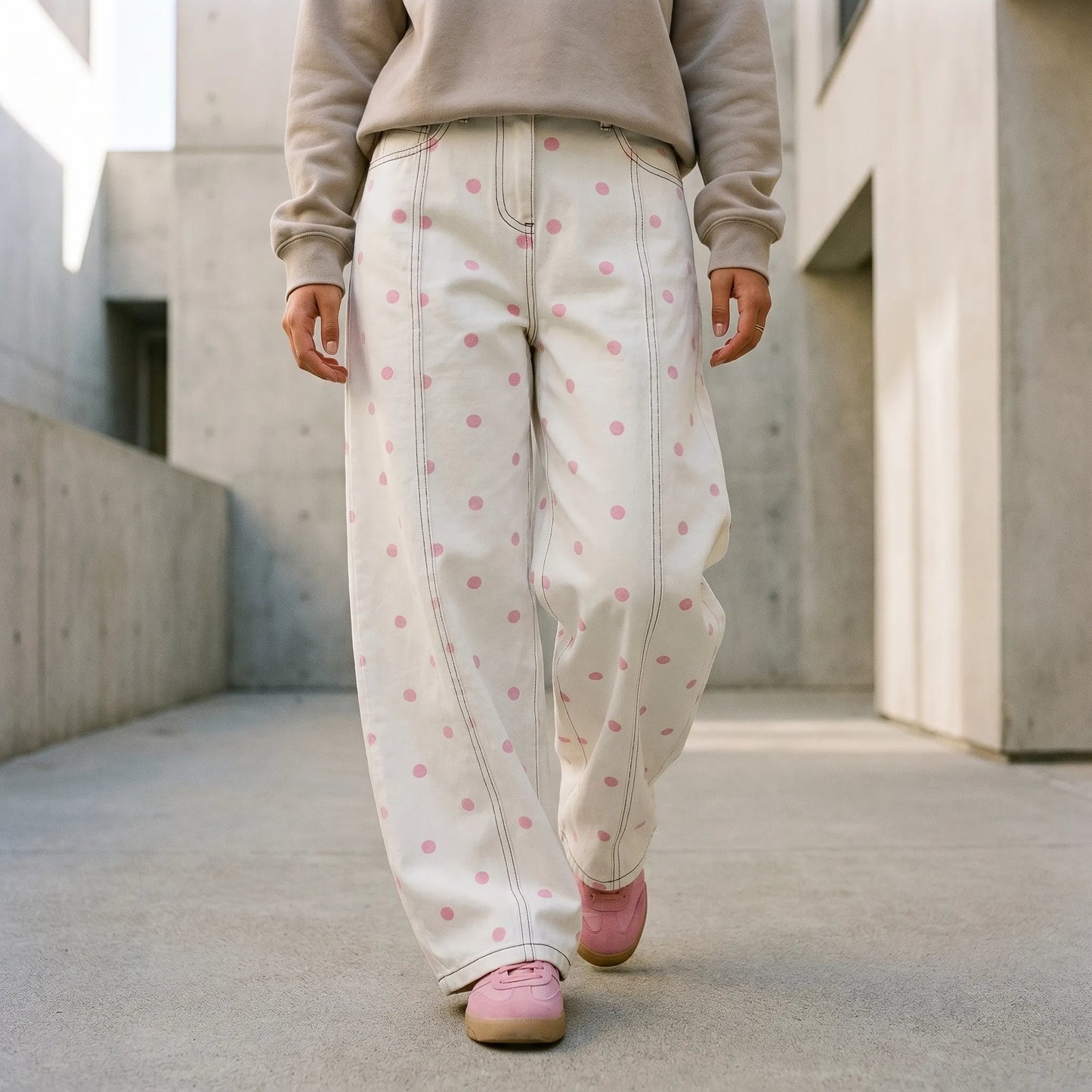 High-Waist-Hose Im Barrel-Schnitt -  Sophia