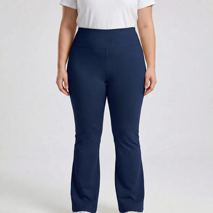 High-Waist Bootcut Plus-Size Leggings - Joann