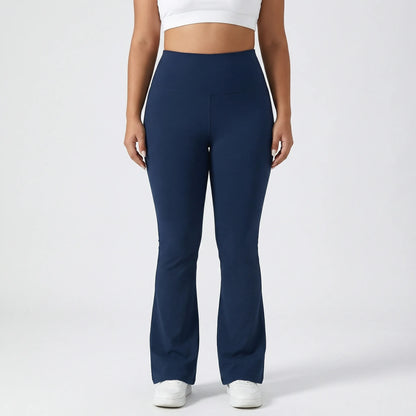 High-Waist Bootcut Plus-Size Leggings - Joann