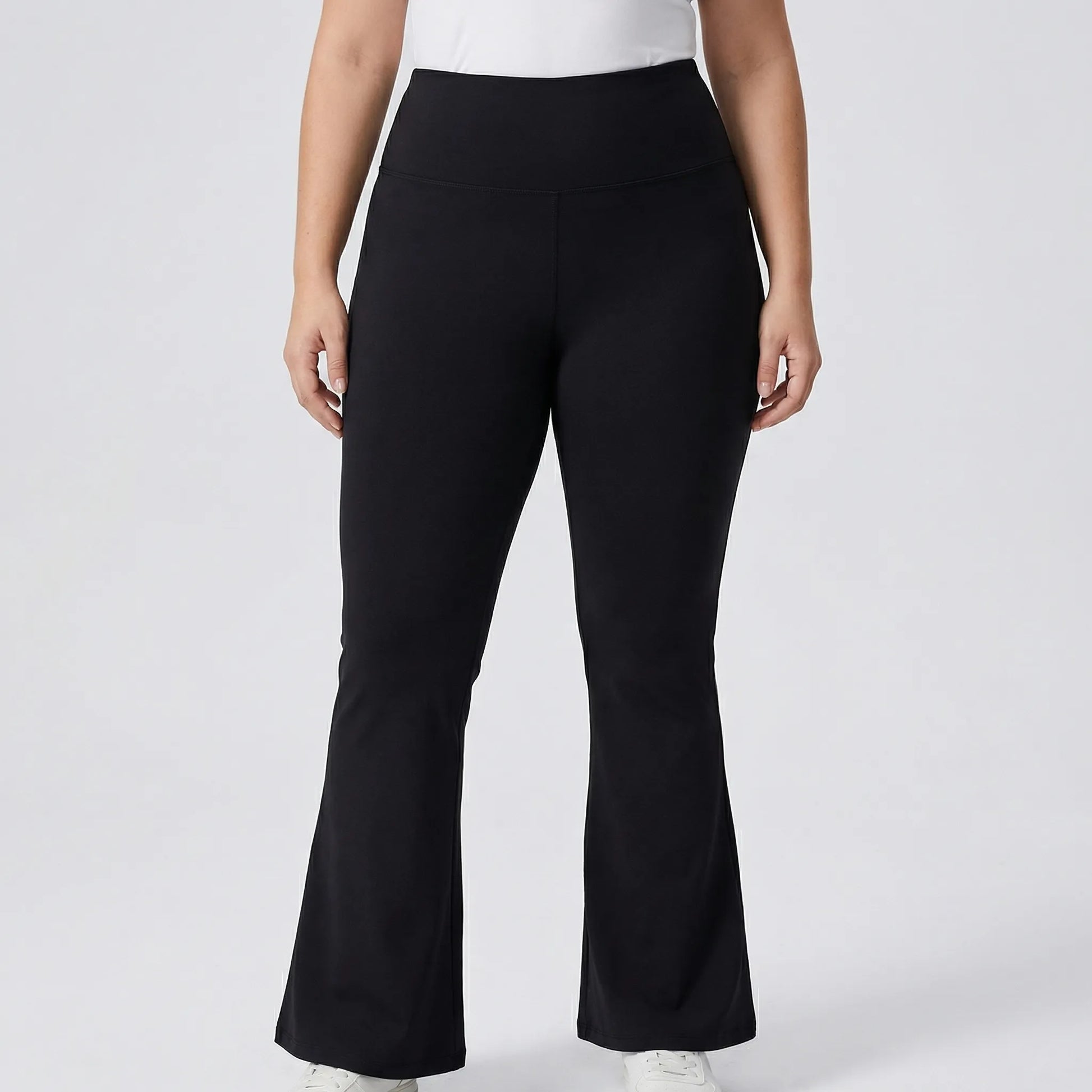High-Waist Bootcut Plus-Size Leggings - Joann