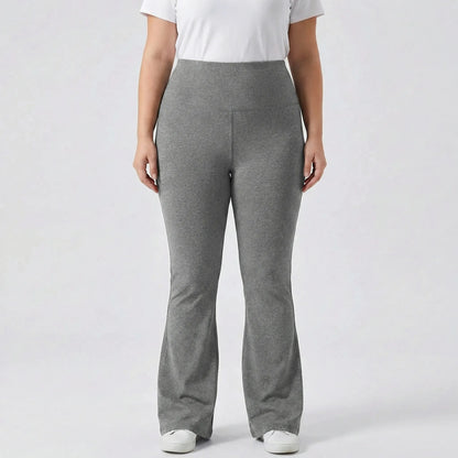 High-Waist Bootcut Plus-Size Leggings - Joann