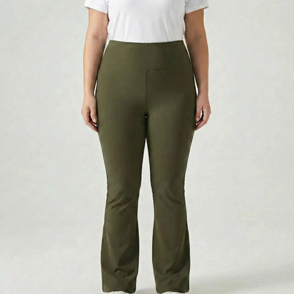 High-Waist Bootcut Plus-Size Leggings - Joann