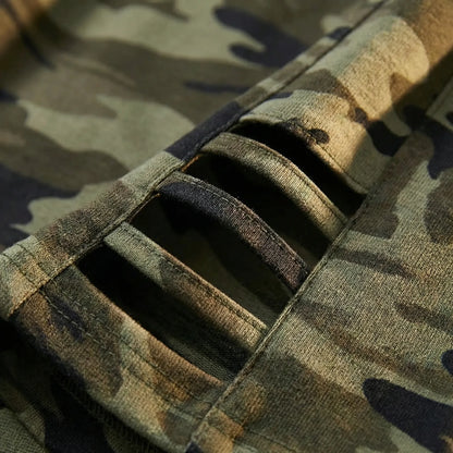 High-Waist Capri Leggings Damen Im Camo-Look - Tami