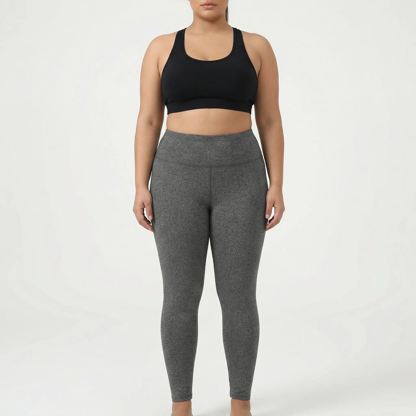 High-Waist Sportleggings Für Kurvige Figuren - Paula