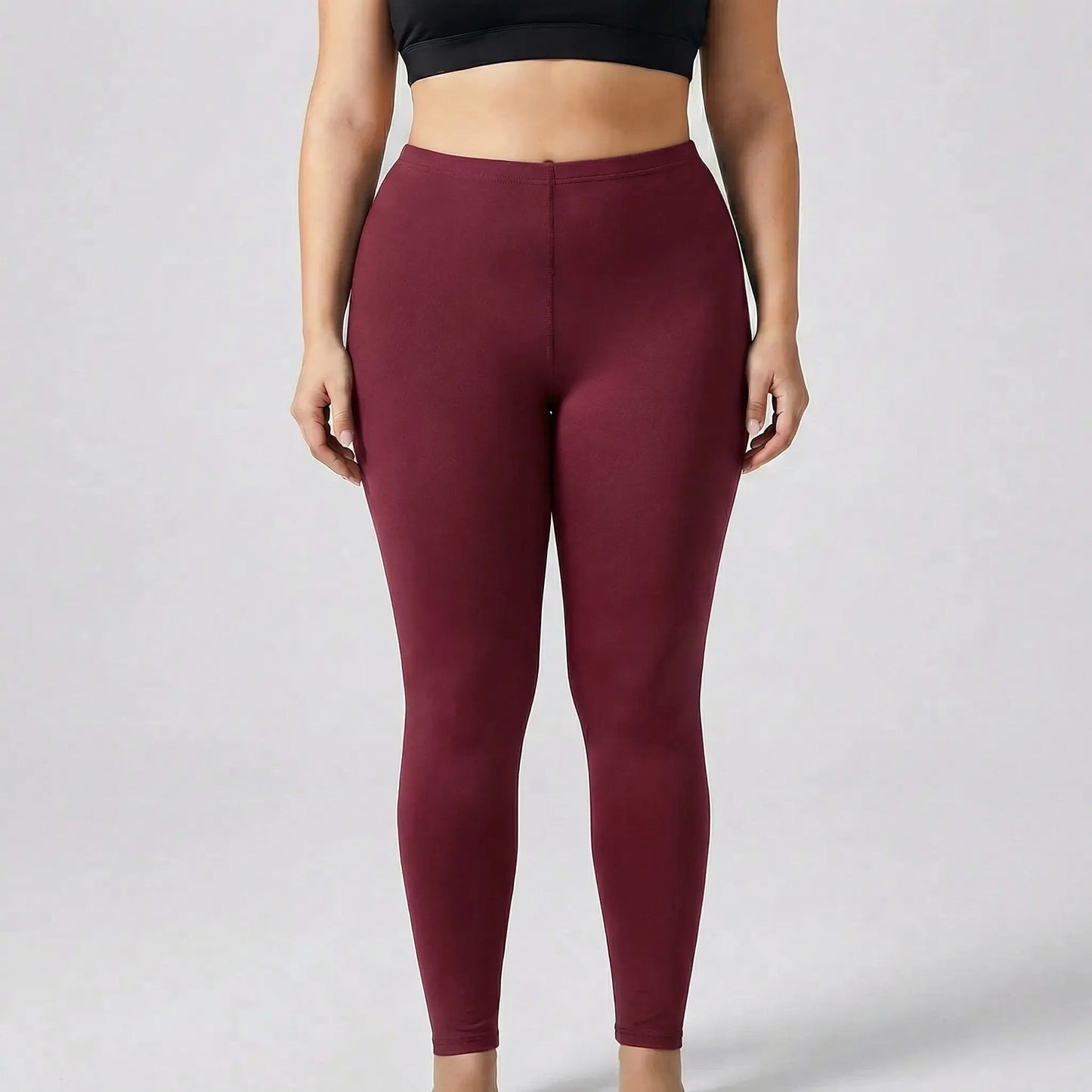 High-Waist Sportleggings Für Kurvige Figuren - Paula
