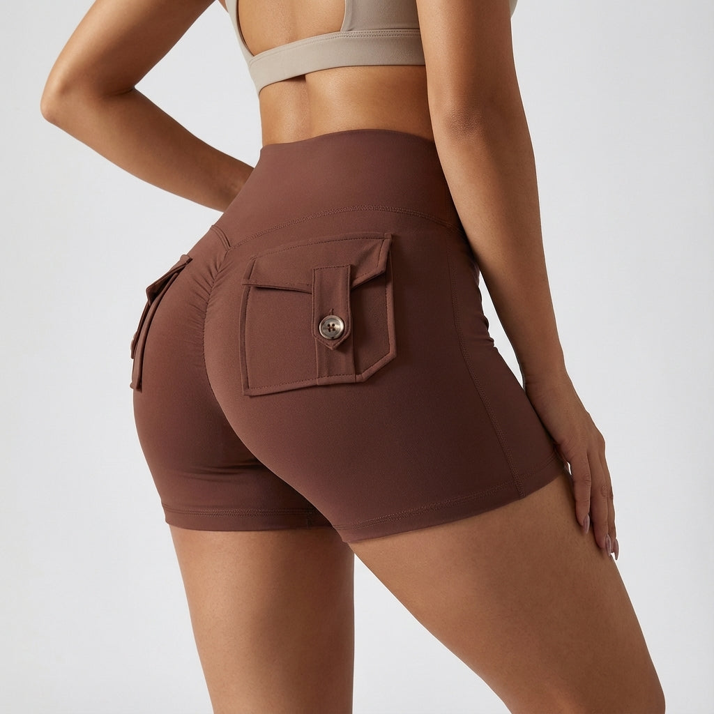 Hoch Taillierte Sportshorts - Sydney