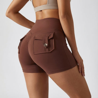 Hoch Taillierte Sportshorts - Sydney