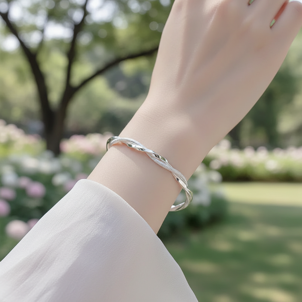 Hochwertiges Silberarmband - SilverTwist