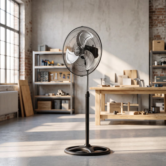 Höhenverstellbarer Standventilator Mit Drei Geschwindigkeiten Set - Breesia