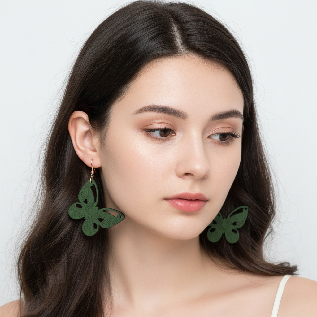 Hollow Wooden Earrings - WoodVibe