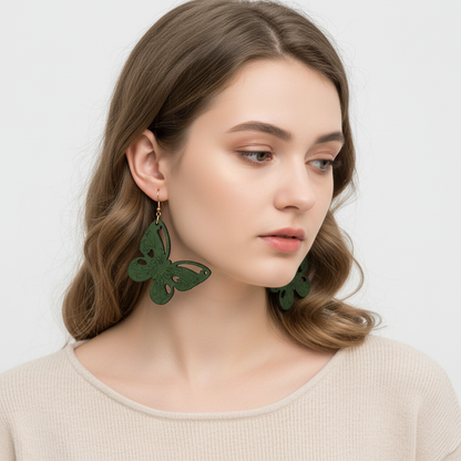 Hollow Wooden Earrings - WoodVibe