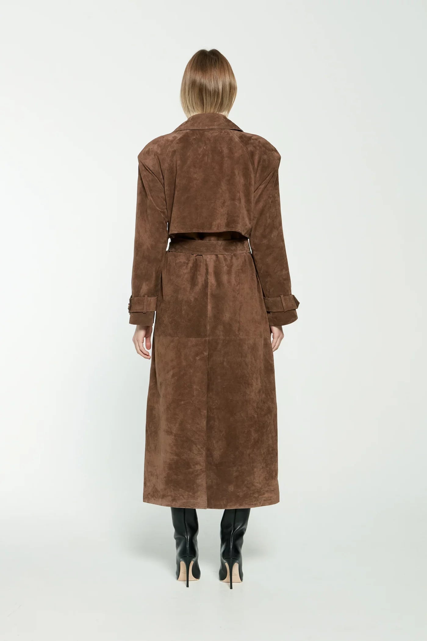 Damen-Wintermantel aus Kunstwildleder – Sorina