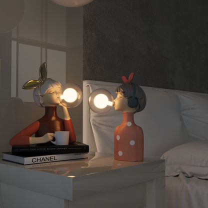 Handgefertigte Tischlampe - CraftGlow