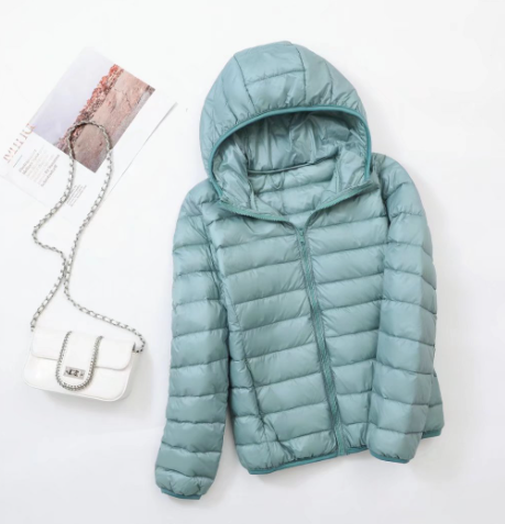 Ultraleichte Damen Steppjacke mit Kapuze – Elena