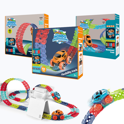 Flexibles Montessori Spielbahn – FlexiTrack