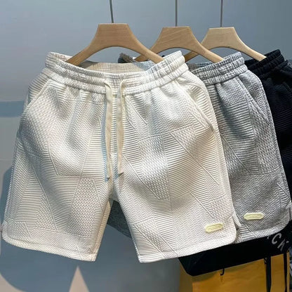 Herringbone Herren-Shorts mit Ice-Silk-Technologie – Milo
