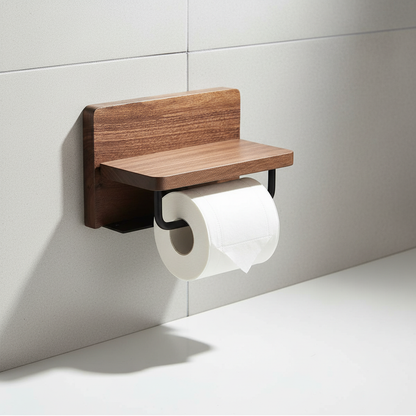 Industrieller Metallpapierhalter - WoodlyKeep