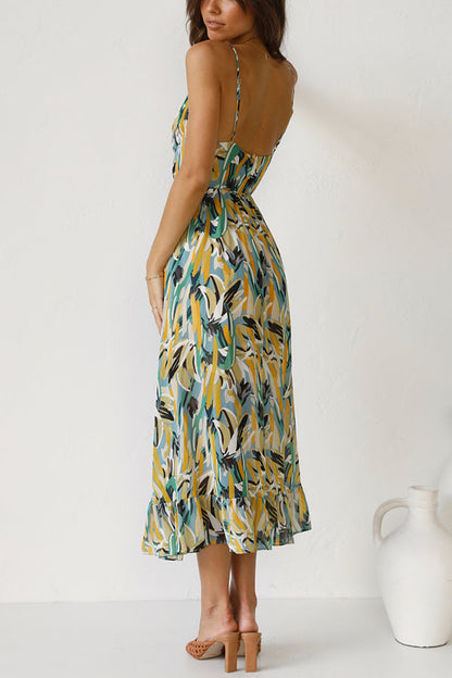 Luftiges Maxi-Sommerkleid mit Taillenschnitt – Mira