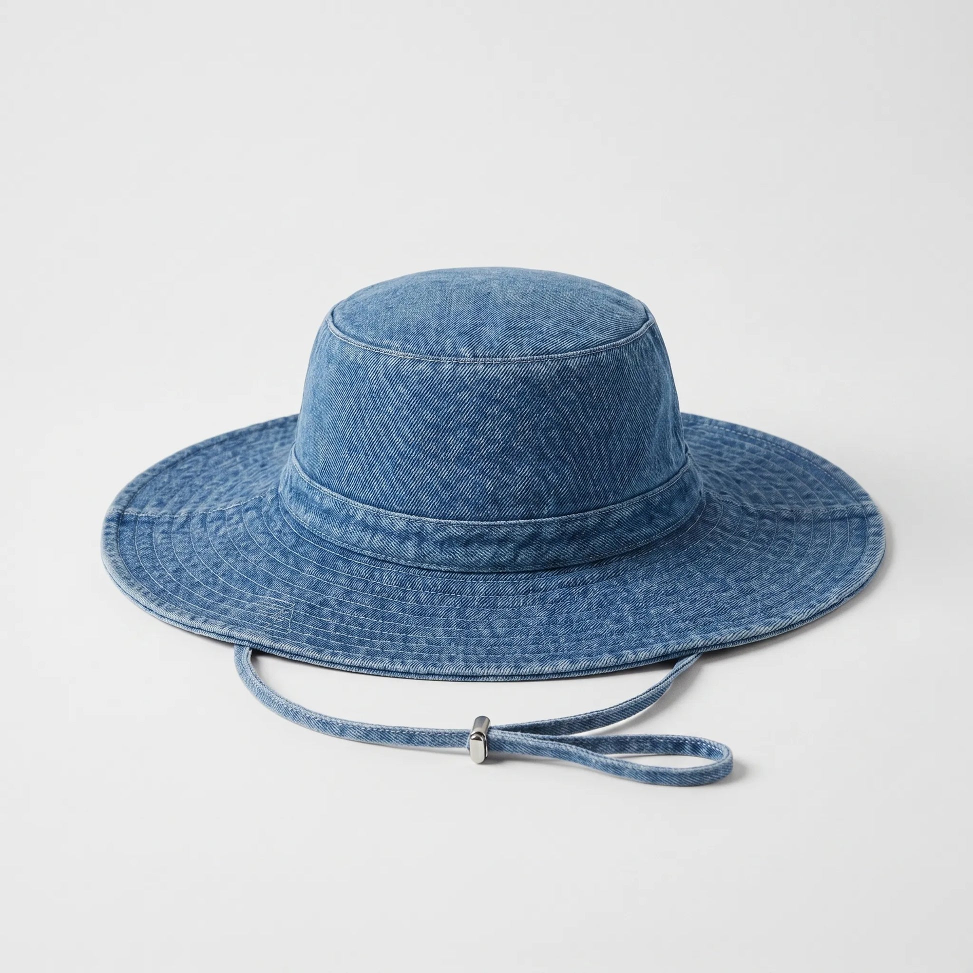 Jeanshut mit breiter Krempe - Peaknox