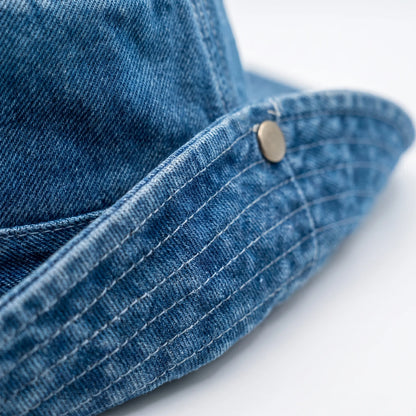 Jeanshut mit breiter Krempe - Peaknox