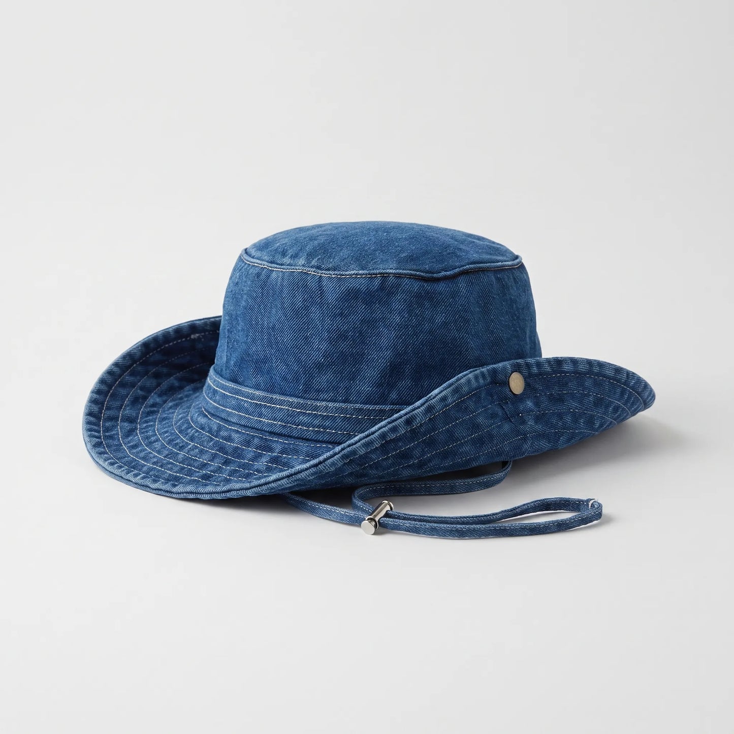 Jeanshut mit breiter Krempe - Peaknox