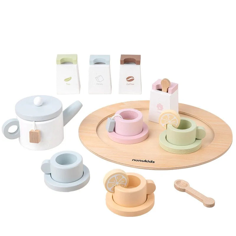 Kreatives Holzspielzeug-Set für Kinderrollenspiele & Lernspaß