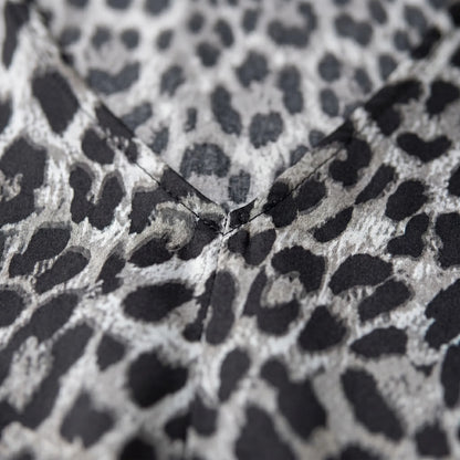 Jumpsuit Mit Weitem Bein Und Leopardenmuster - Prowley