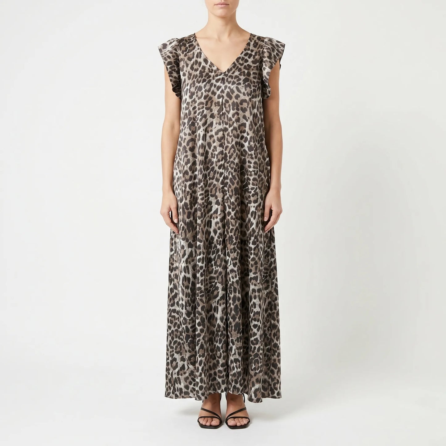 Jumpsuit Mit Weitem Bein Und Leopardenmuster - Prowley