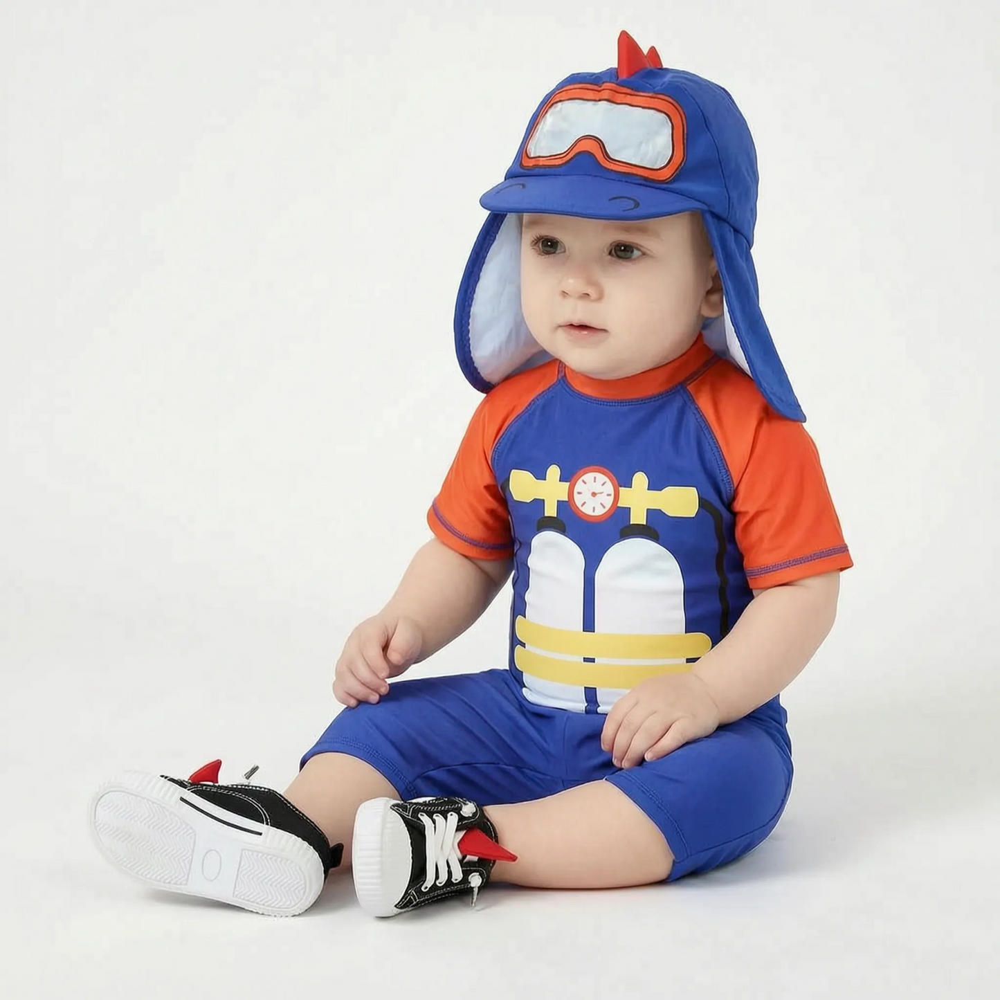 Jungen-Badeset Mit Cartoon-Print - Aquakid
